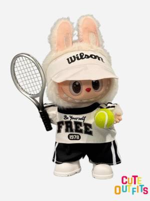 Preppy Style Tennis Outfits LABUBU Doll Clothes
